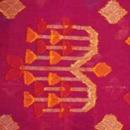KashiFab Rose Pink Banarasi Silk Saree online - authentic Varanasi Banarasi silk saree