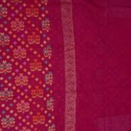 KashiFab Rose Pink Banarasi Silk Saree online - authentic Varanasi Banarasi silk saree - detail view 2