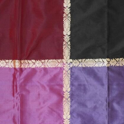 KashiFab Rose Pink Banarasi Silk Saree online - authentic Varanasi Banarasi silk saree - detail view 2