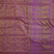 KashiFab Rose Pink Banarasi Silk Saree online - authentic Varanasi Banarasi silk saree - detail view 2