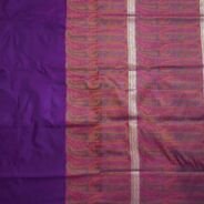 KashiFab Rose Pink Banarasi Silk Saree online - authentic Varanasi Banarasi silk saree - detail view 3