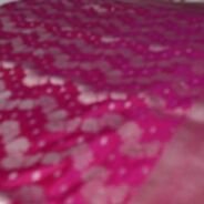 KashiFab Rose Pink Banarasi Silk Saree online - authentic Varanasi Banarasi silk saree - detail view 3