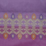 KashiFab Rose Pink Banarasi Silk Saree online - authentic Varanasi Banarasi silk saree - detail view 3