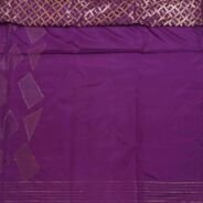 KashiFab Rose Pink Banarasi Silk Saree online - authentic Varanasi Banarasi silk saree - detail view 3
