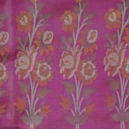 KashiFab Rose Pink Banarasi Silk Saree online - authentic Varanasi Banarasi silk saree - detail view 4