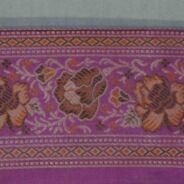 KashiFab Rose Pink Banarasi Silk Saree online - authentic Varanasi Banarasi silk saree - detail view 4