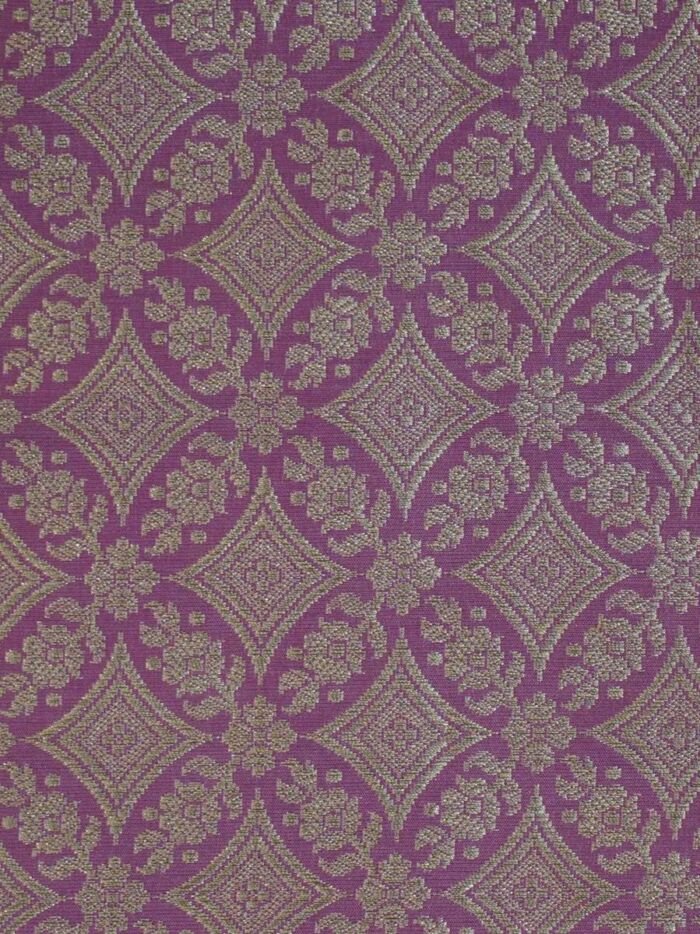 KashiFab Rose Pink Banarasi Silk Saree online - authentic Varanasi Banarasi silk saree - detail view 5