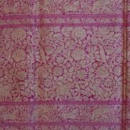 KashiFab Rose Pink Banarasi Silk Saree online - authentic Varanasi Banarasi silk saree - detail view 8