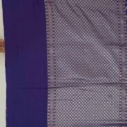 KashiFab Royal Purple Banarasi Silk Saree online - authentic Varanasi Banarasi silk saree