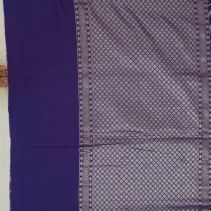 KashiFab Royal Purple Banarasi Silk Saree online - authentic Varanasi Banarasi silk saree