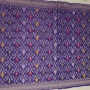 KashiFab Royal Purple Banarasi Silk Saree online - authentic Varanasi Banarasi silk saree - detail view 3
