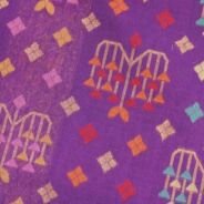KashiFab Royal Purple Banarasi Silk Saree online - authentic Varanasi Banarasi silk saree - detail view 6