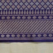 KashiFab Royal Purple Banarasi Silk Saree online - authentic Varanasi Banarasi silk saree - detail view 7