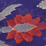 KashiFab Royal Purple Banarasi Silk Saree online - authentic Varanasi Banarasi silk saree - detail view 8