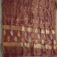 KashiFab Ruby Red Banarasi Silk Saree online - authentic Varanasi Banarasi silk saree