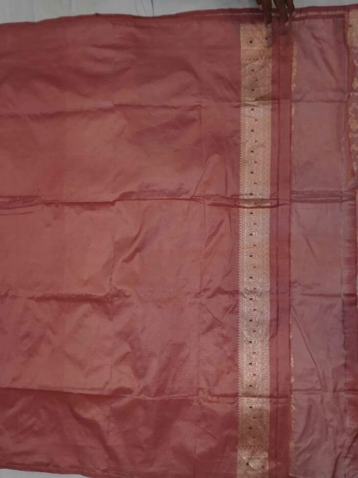 KashiFab Ruby Red Banarasi Silk Saree online - authentic Varanasi Banarasi silk saree
