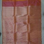 KashiFab Ruby Red Banarasi Silk Saree online - authentic Varanasi Banarasi silk saree