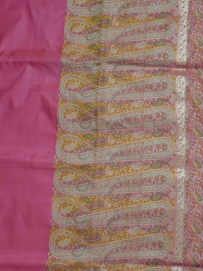 KashiFab Ruby Red Banarasi Silk Saree online - authentic Varanasi Banarasi silk saree