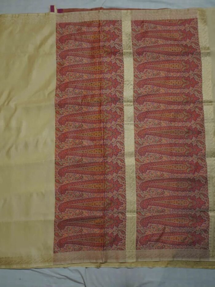KashiFab Ruby Red Banarasi Silk Saree 1 KashiFab Ruby Red Banarasi Silk Saree online - authentic Varanasi Banarasi silk saree
