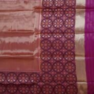 KashiFab Ruby Red Banarasi Silk Saree online - authentic Varanasi Banarasi silk saree - detail view 2