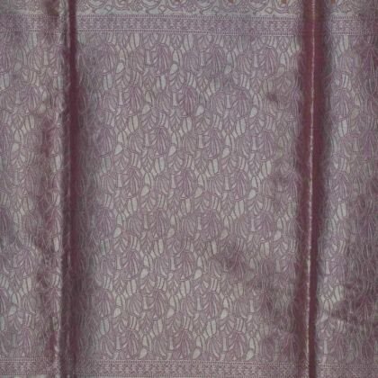KashiFab Ruby Red Banarasi Silk Saree online - authentic Varanasi Banarasi silk saree - detail view 2