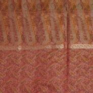 KashiFab Ruby Red Banarasi Silk Saree online - authentic Varanasi Banarasi silk saree - detail view 2