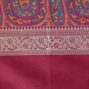 KashiFab Ruby Red Banarasi Silk Saree online - authentic Varanasi Banarasi silk saree - detail view 3