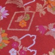 KashiFab Ruby Red Banarasi Silk Saree online - authentic Varanasi Banarasi silk saree - detail view 3