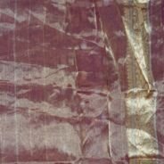 KashiFab Ruby Red Banarasi Silk Saree online - authentic Varanasi Banarasi silk saree - detail view 3