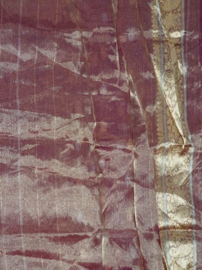 KashiFab Ruby Red Banarasi Silk Saree 3 KashiFab Ruby Red Banarasi Silk Saree online - authentic Varanasi Banarasi silk saree - detail view 3