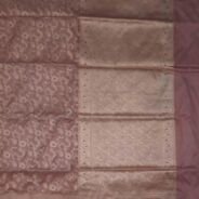 KashiFab Ruby Red Banarasi Silk Saree online - authentic Varanasi Banarasi silk saree - detail view 3