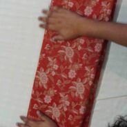 KashiFab Ruby Red Banarasi Silk Saree online - authentic Varanasi Banarasi silk saree - detail view 4