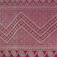 KashiFab Ruby Red Banarasi Silk Saree online - authentic Varanasi Banarasi silk saree - detail view 5