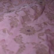 KashiFab Ruby Red Banarasi Silk Saree online - authentic Varanasi Banarasi silk saree - detail view 5