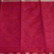 KashiFab Ruby Red Banarasi Silk Saree online - authentic Varanasi Banarasi silk saree - detail view 6