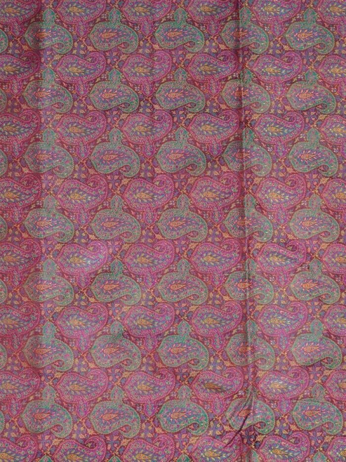 KashiFab Ruby Red Banarasi Silk Saree 6 KashiFab Ruby Red Banarasi Silk Saree online - authentic Varanasi Banarasi silk saree - detail view 6