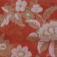 KashiFab Ruby Red Banarasi Silk Saree online - authentic Varanasi Banarasi silk saree - detail view 6