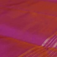 KashiFab Ruby Red Banarasi Silk Saree online - authentic Varanasi Banarasi silk saree - detail view 7