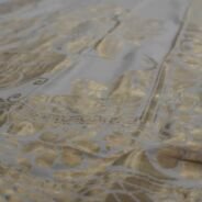 KashiFab Silver Grey Banarasi Silk Dupatta online - authentic Varanasi Banarasi silk dupatta - detail view 3