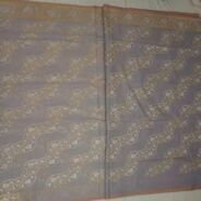 KashiFab Silver Grey Banarasi Silk Saree online - authentic Varanasi Banarasi silk saree
