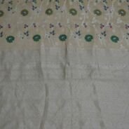 KashiFab Silver Grey Banarasi Silk Saree online - authentic Varanasi Banarasi silk saree