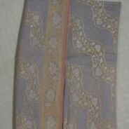 KashiFab Silver Grey Banarasi Silk Saree online - authentic Varanasi Banarasi silk saree - detail view 2