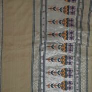 KashiFab Silver Grey Banarasi Silk Saree online - authentic Varanasi Banarasi silk saree - detail view 2