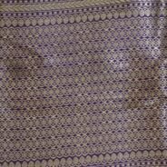 KashiFab Silver Grey Banarasi Silk Saree online - authentic Varanasi Banarasi silk saree - detail view 3