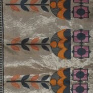 KashiFab Silver Grey Banarasi Silk Saree online - authentic Varanasi Banarasi silk saree - detail view 3