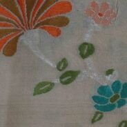 KashiFab Silver Grey Banarasi Silk Saree online - authentic Varanasi Banarasi silk saree - detail view 3