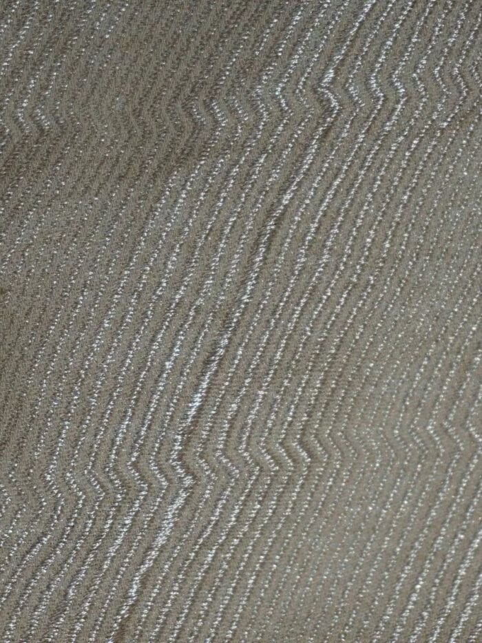 KashiFab Silver Grey Banarasi Silk Saree online - authentic Varanasi Banarasi silk saree - detail view 5
