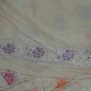 KashiFab Silver Grey Banarasi Silk Saree online - authentic Varanasi Banarasi silk saree - detail view 6