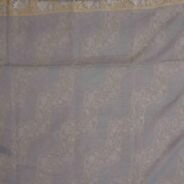 KashiFab Silver Grey Banarasi Silk Saree online - authentic Varanasi Banarasi silk saree - detail view 7