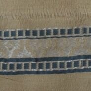 KashiFab Silver Grey Banarasi Silk Saree online - authentic Varanasi Banarasi silk saree - detail view 8